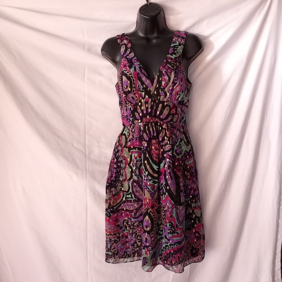 Tibi Dresses & Skirts - TIBI - New York  Fit & Flare Sleeveless Silk Dress